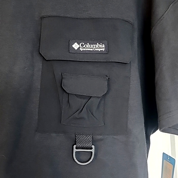 NWT Columbia field creek cropped short sleeve t shirt - Picture 2 of 8